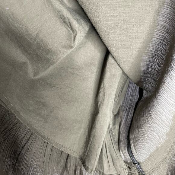 Julie‎ Brown NYC Cool Whip Rocky Pintuck V Neck Mini Dress Pink Coastal Relax L - Picture 12 of 16